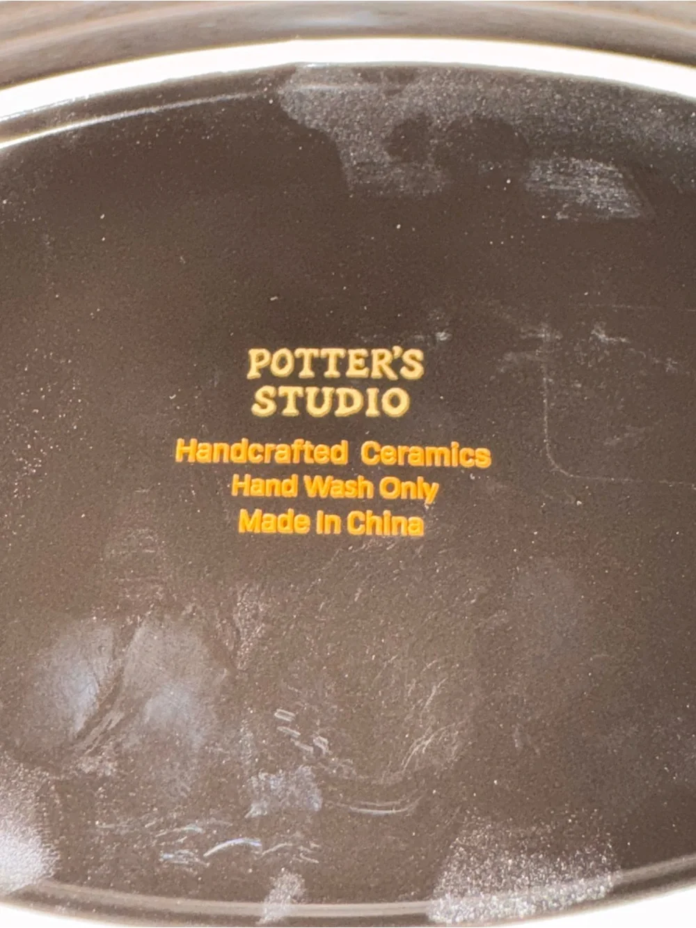 Potter’s Studio Black Halloween Ceramic Rose Accent Tray - Elegant Home Accent